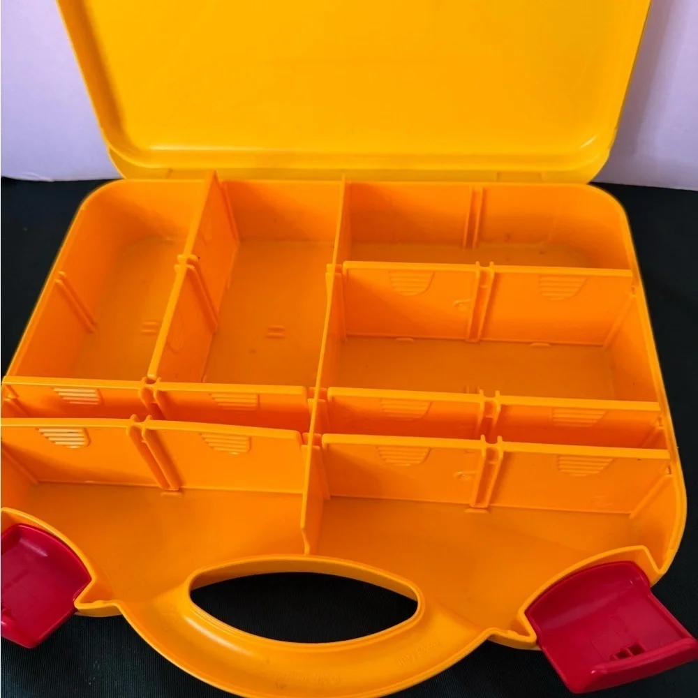 Cute and Bright Lego Yellow and Red Organizer Fast Shipping !!